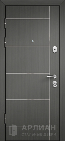 Фото №2 «Стальная дверь утепленная с терморазрывом с листом металла графит  №21»